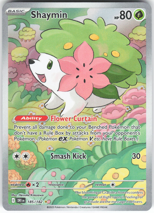 Shaymin - Illustration Rare SV10: Destined Rivals 185/182 NM