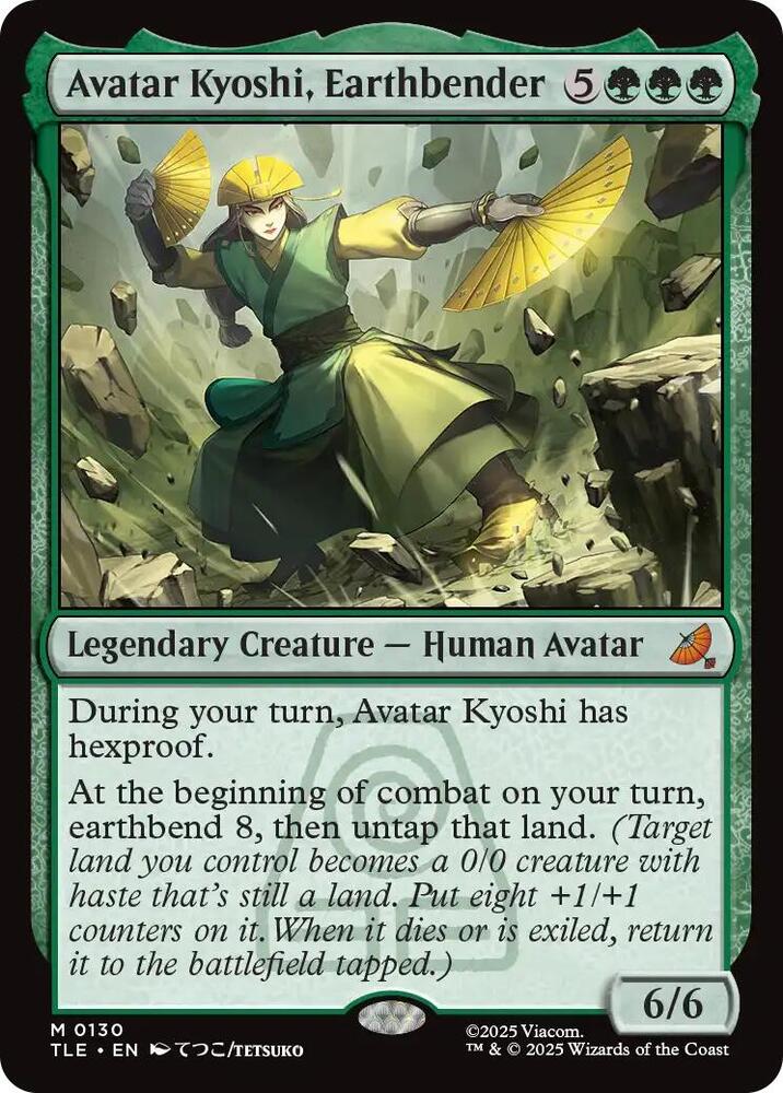 Avatar Kyoshi, Earthbender 130 Avatar: The Last Airbender: Eternal-Legal NM/M