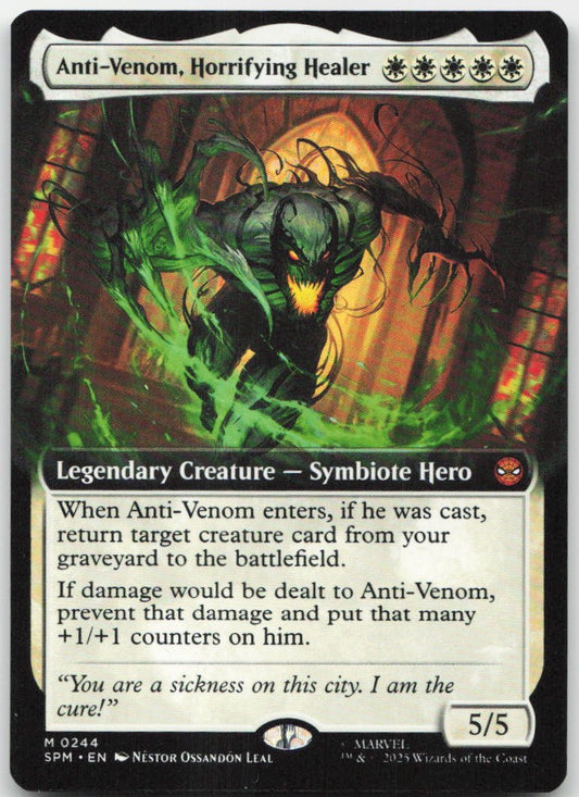 Anti-Venom, Horrifying Healer (Extended Art) M Marvel's Spider-Man 244 NM