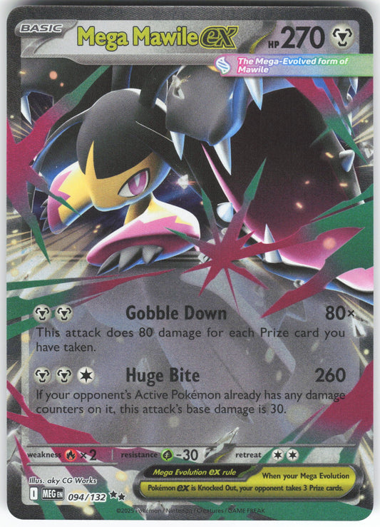 Mega Mawile ex - Double Rare ME01: Mega Evolution 094/132 NM