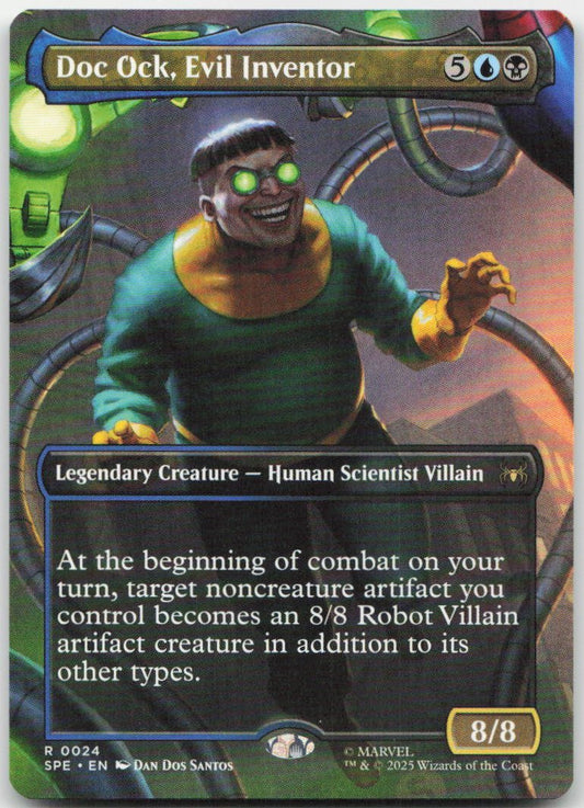 Doc Ock, Evil Inventor (Borderless) R Marvel's Spider-Man: Eternal-Legal 24 NM