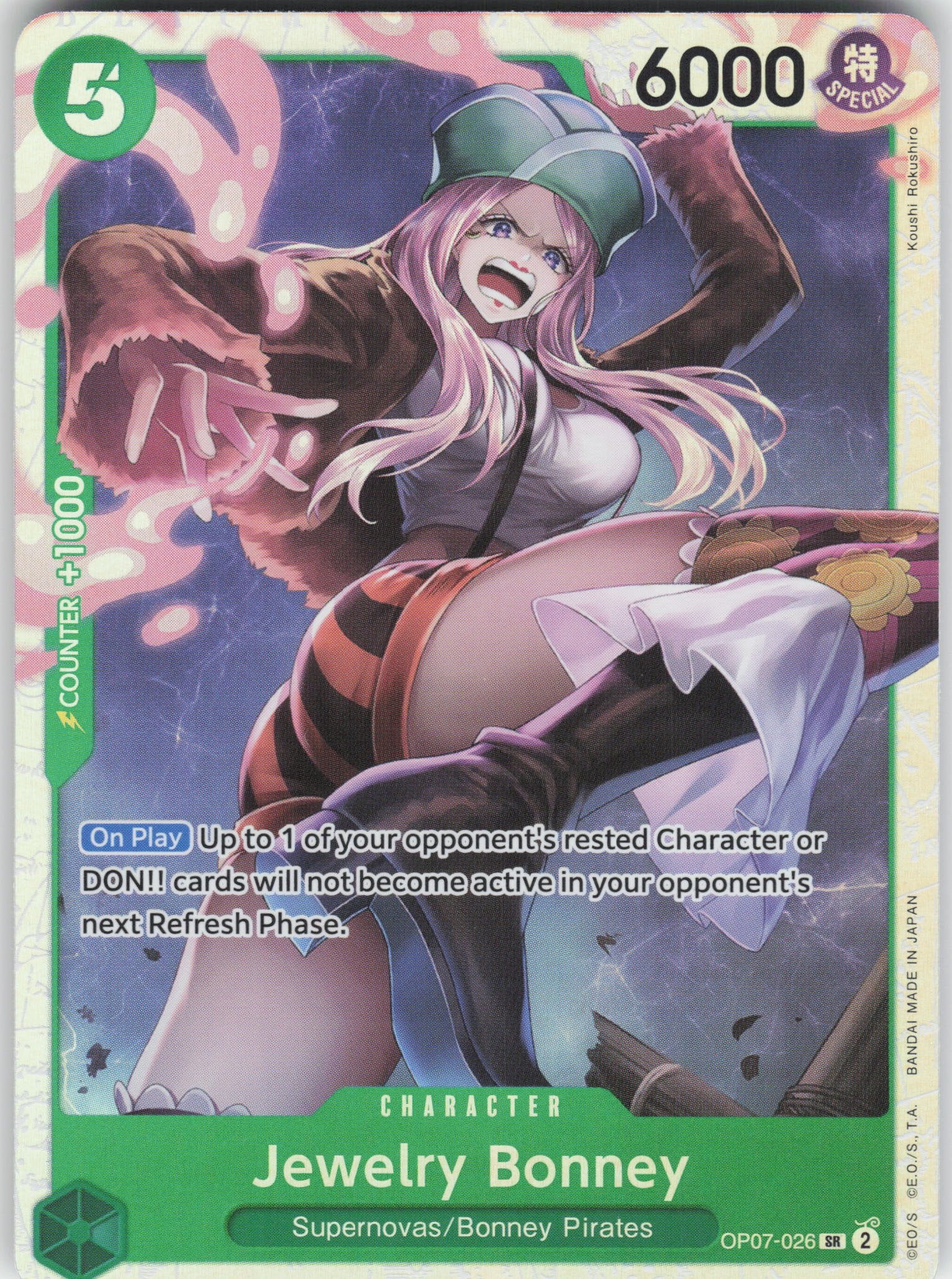 Jewelry Bonney (026) SR 500 Years in the Future OP07-026 NM