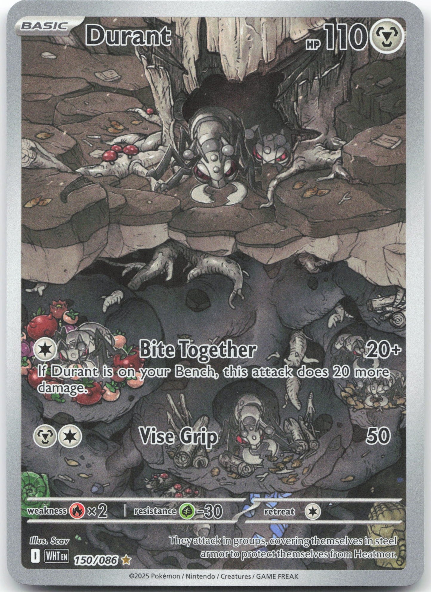 Durant - Illustration Rare SV: White Flare 150/086 NM