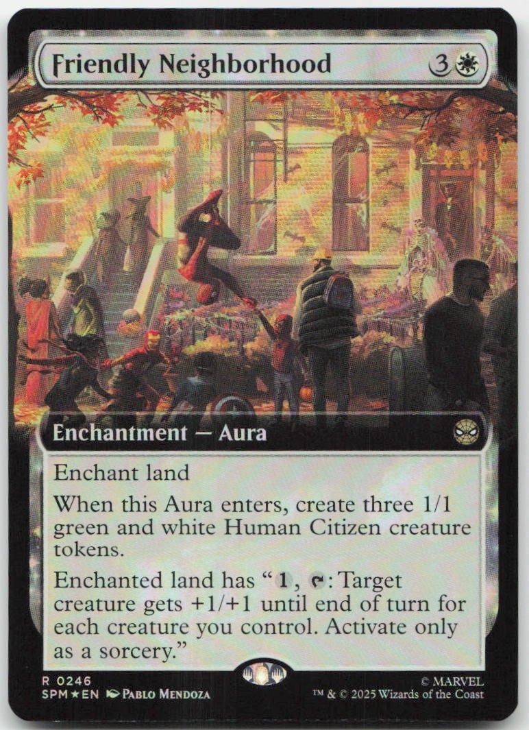 Friendly Neighborhood (Extended Art) R Marvel's Spider-Man 246 NM