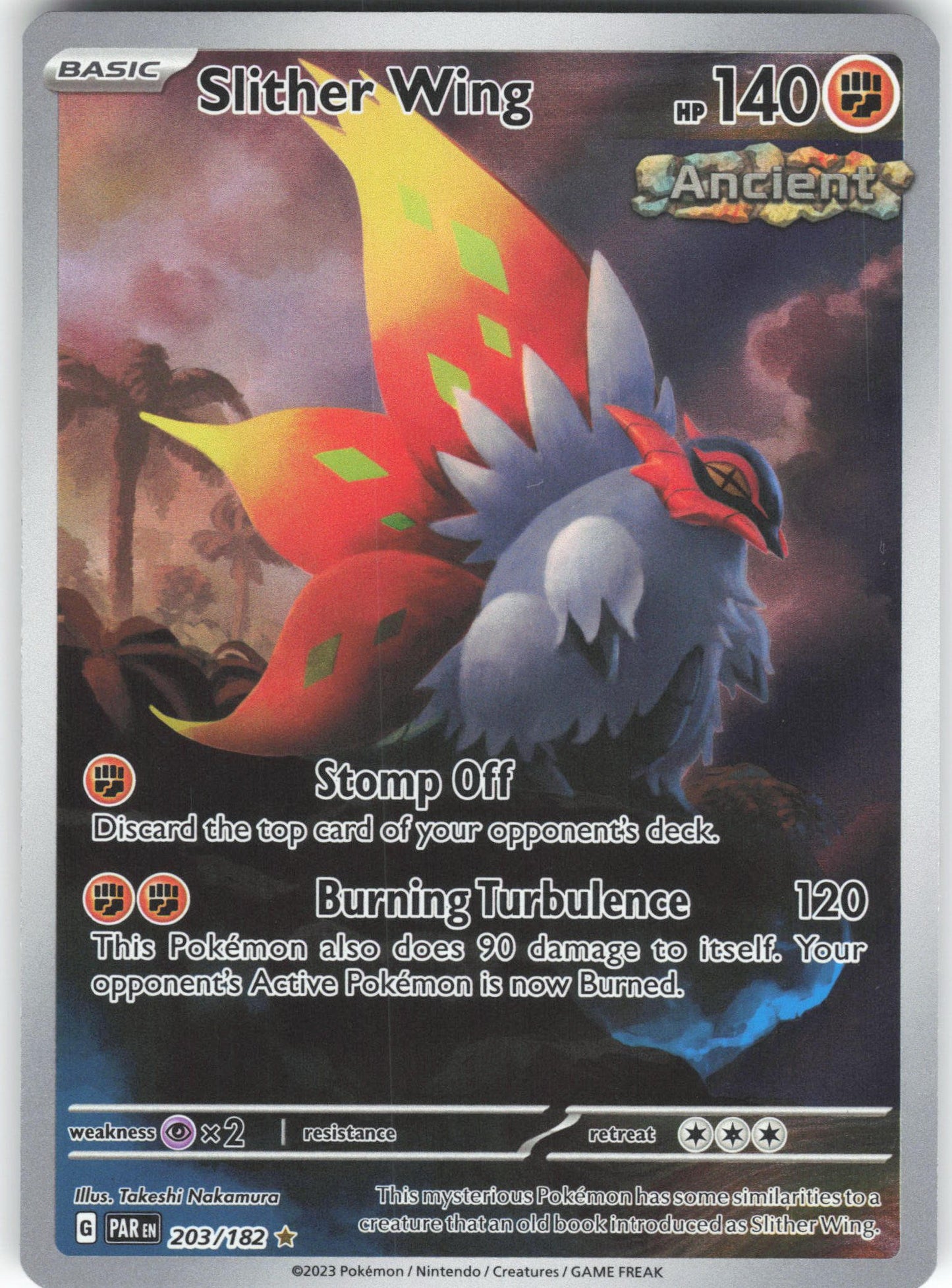 Slither Wing - Illustration Rare SV04: Paradox Rift 203/182 NM