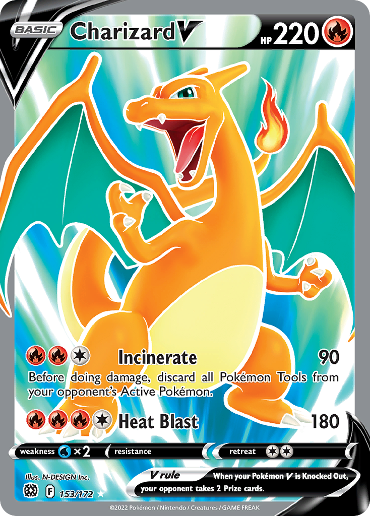 Charizard V 153/172 Ultra Rare Brilliant Stars NM/M