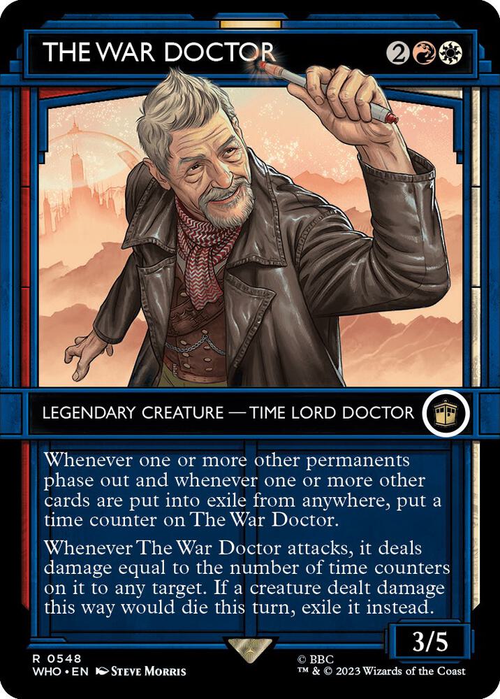 The War Doctor (Showcase) 548 Rare Universes Beyond: Doctor Who NM/M