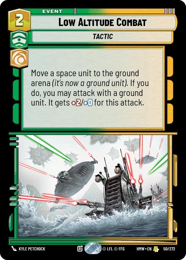 Low Altitude Combat 50/272 Rare Homeworlds NM/M