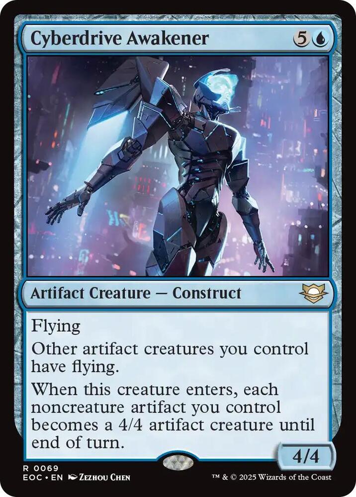 Cyberdrive Awakener 69 Rare Commander: Edge of Eternities NM/M