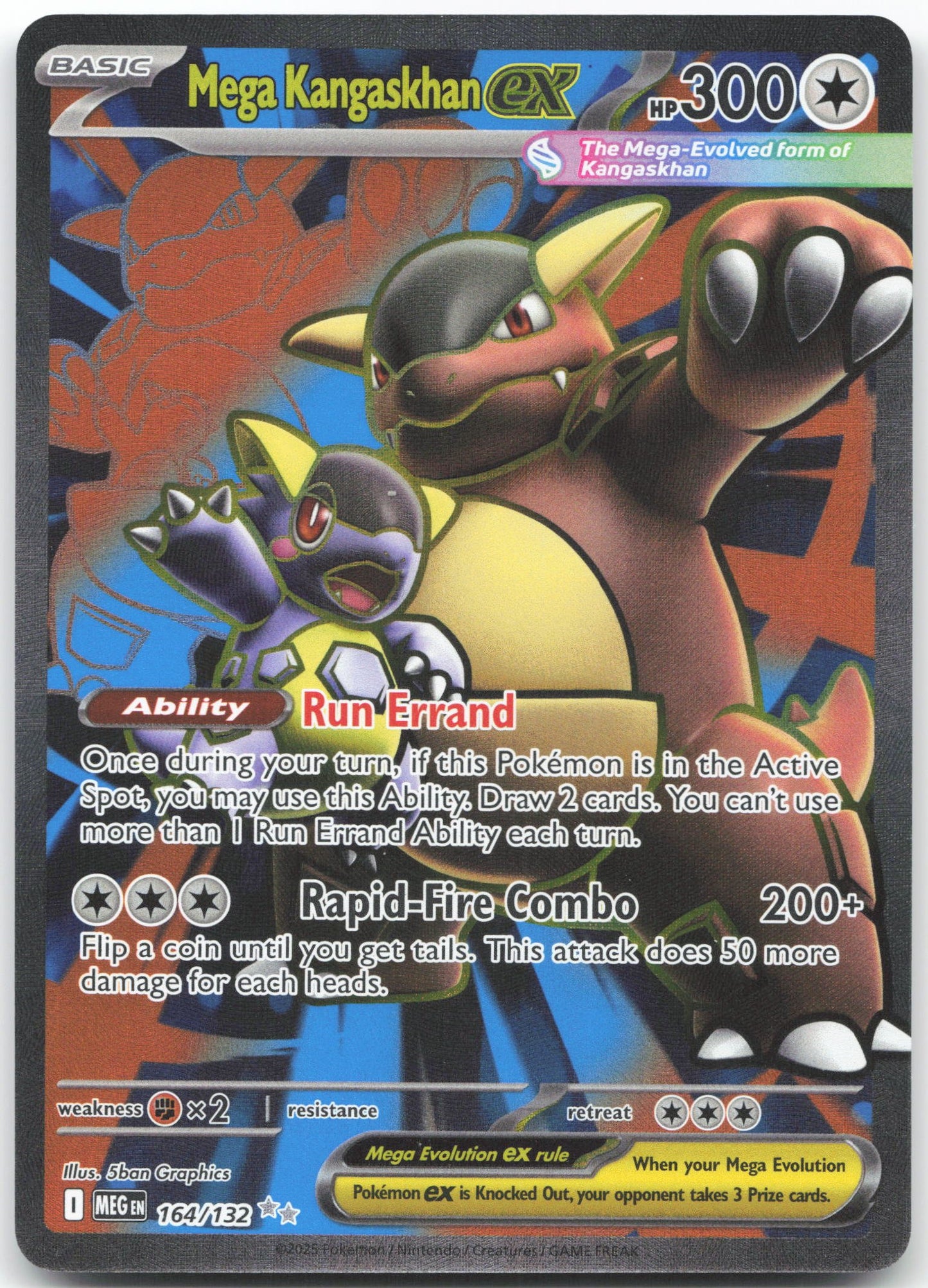 Mega Kangaskhan ex - Ultra Rare ME01: Mega Evolution 164/132 NM