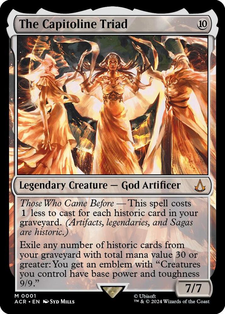 The Capitoline Triad 1 Mythic Universes Beyond: Assassin's Creed NM/M