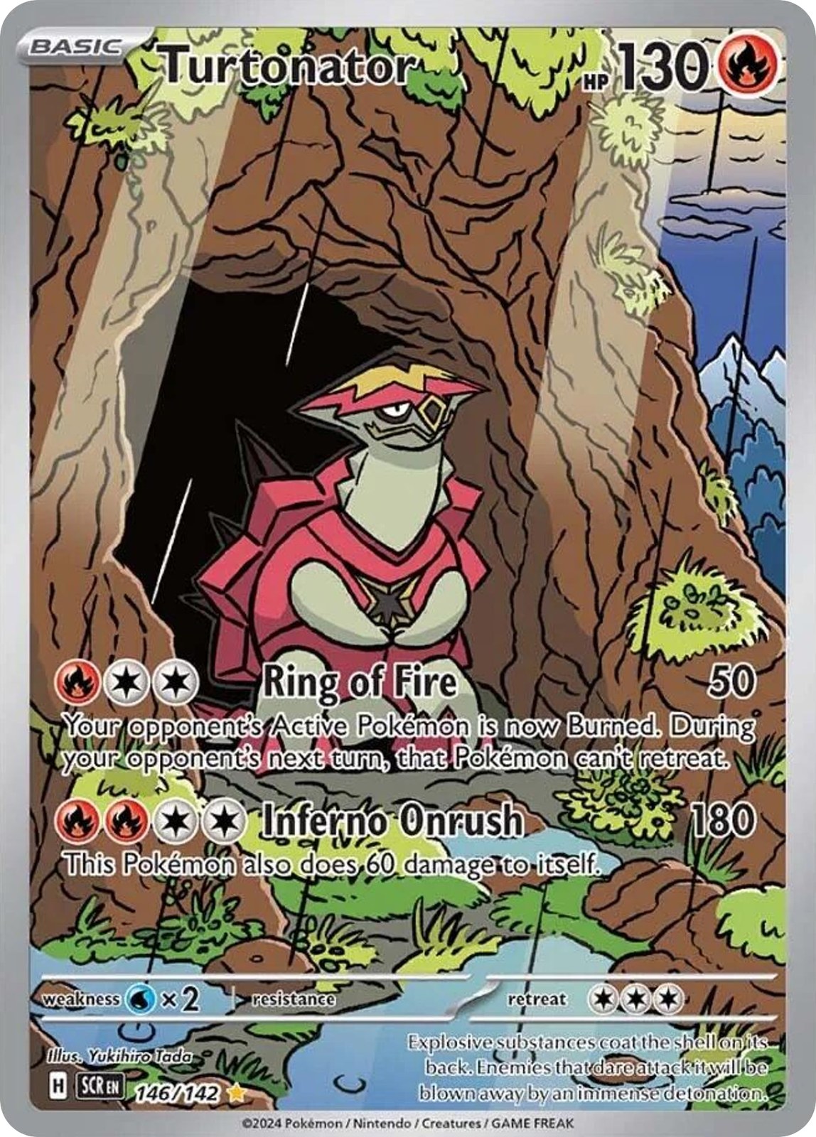 Turtonator 146/142 Illustration Rare Stellar Crown NM/M