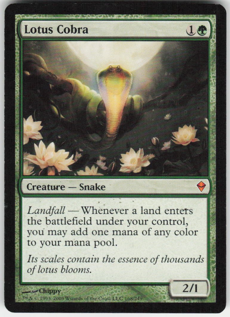 Lotus Cobra M Zendikar 168 NM