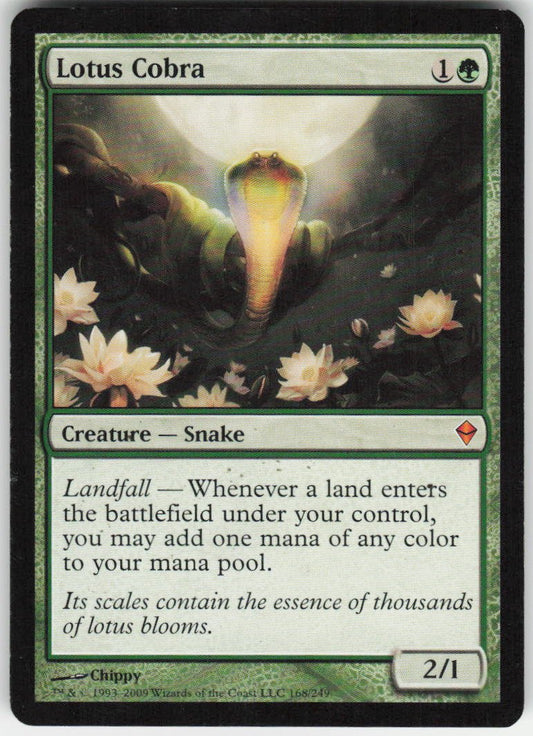 Lotus Cobra M Zendikar 168 NM