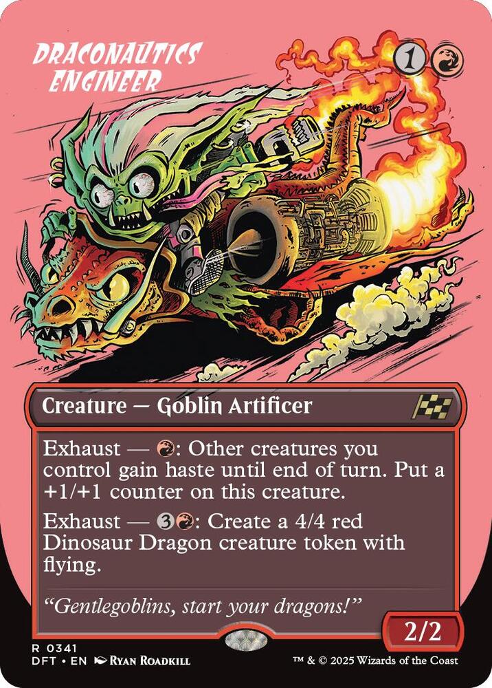 Draconautics Engineer (Borderless) 341 Rare Aetherdrift NM/M