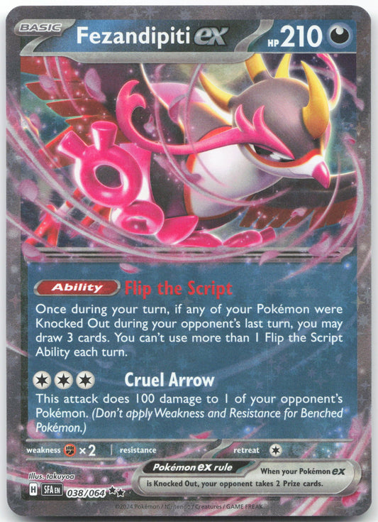 Fezandipiti ex - Double Rare SV: Shrouded Fable 038/064 NM