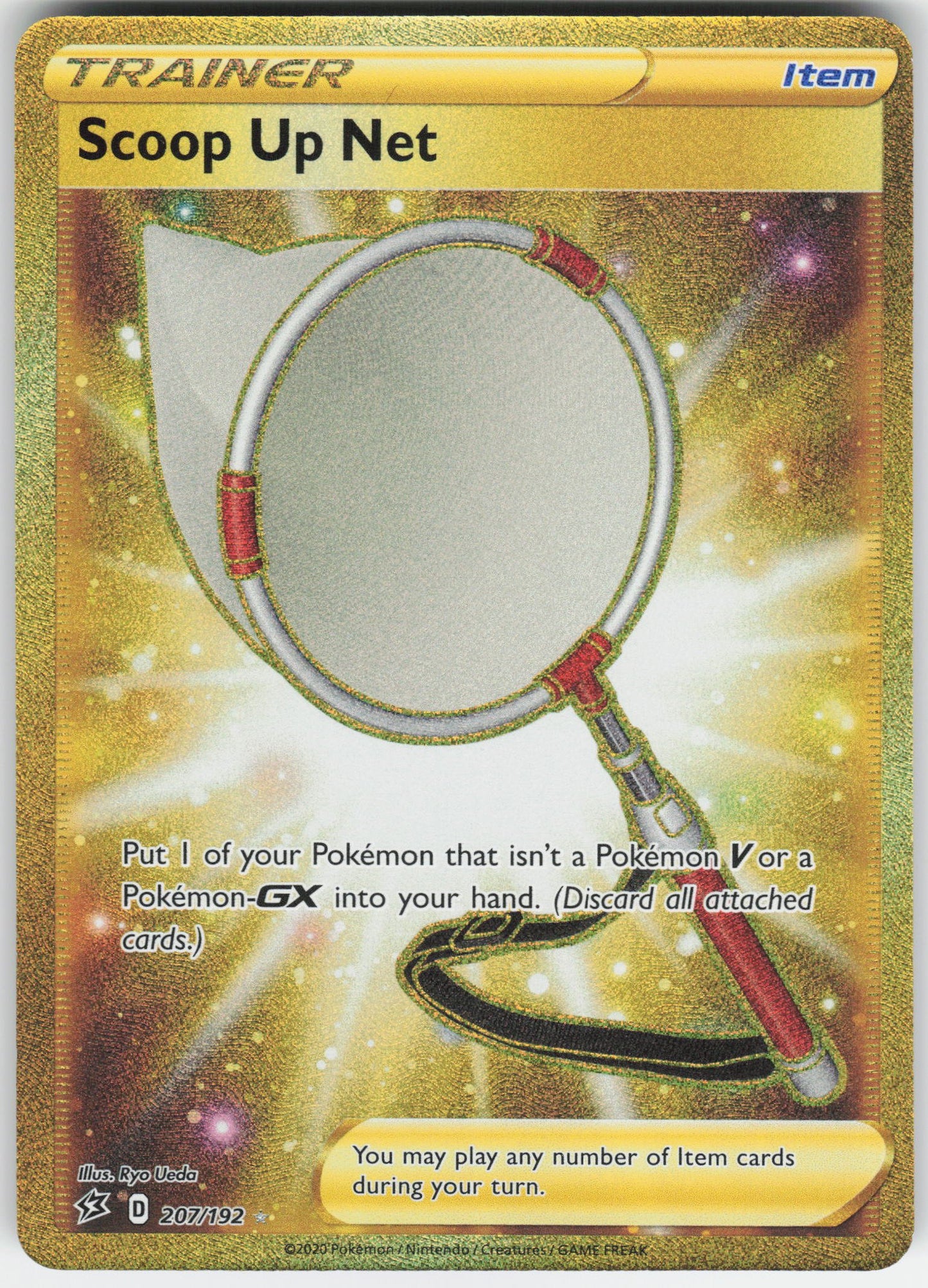 Scoop Up Net (Secret) Secret Rare SWSH02: Rebel Clash 207/192 NM