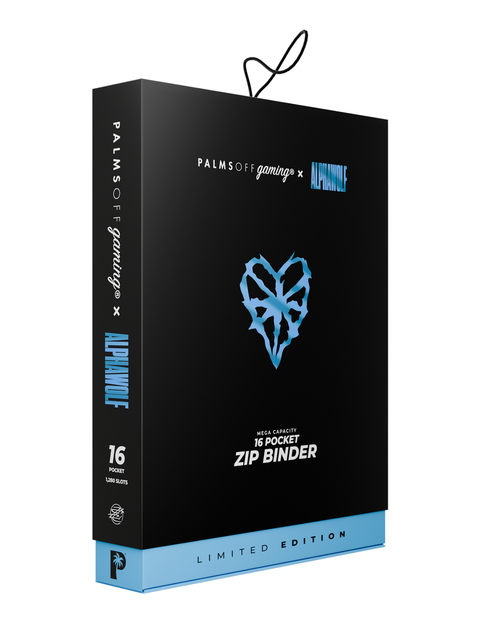 Palms Off Gaming | Limited Edition MEGA Capacity 16 Pocket Zip Binder - POG X Alpha Wolf