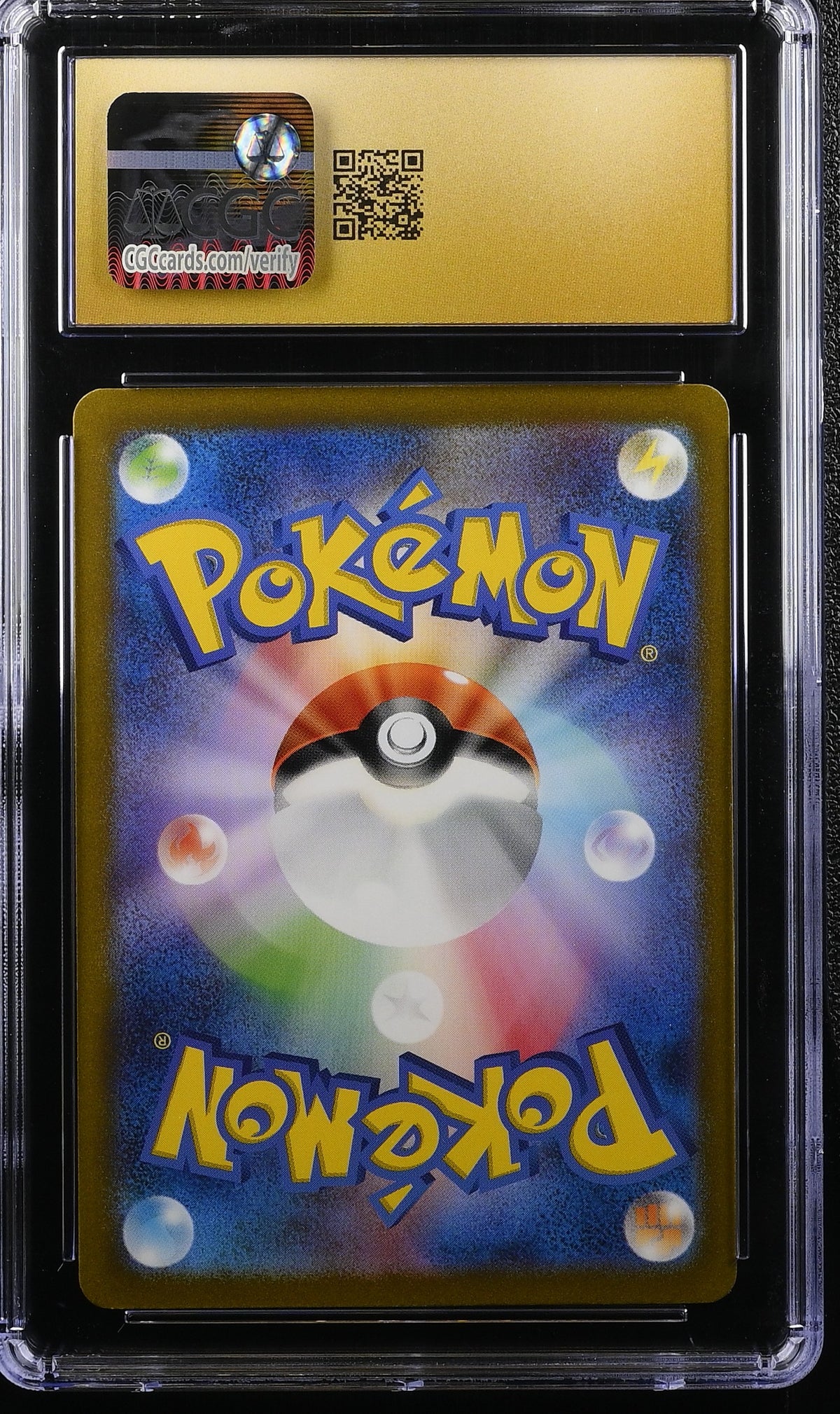 CGC PRISTINE 10 2023 POKEMON JAPANESE PALAFIN RULER OF THE BLACK FLAME #111 6094061012