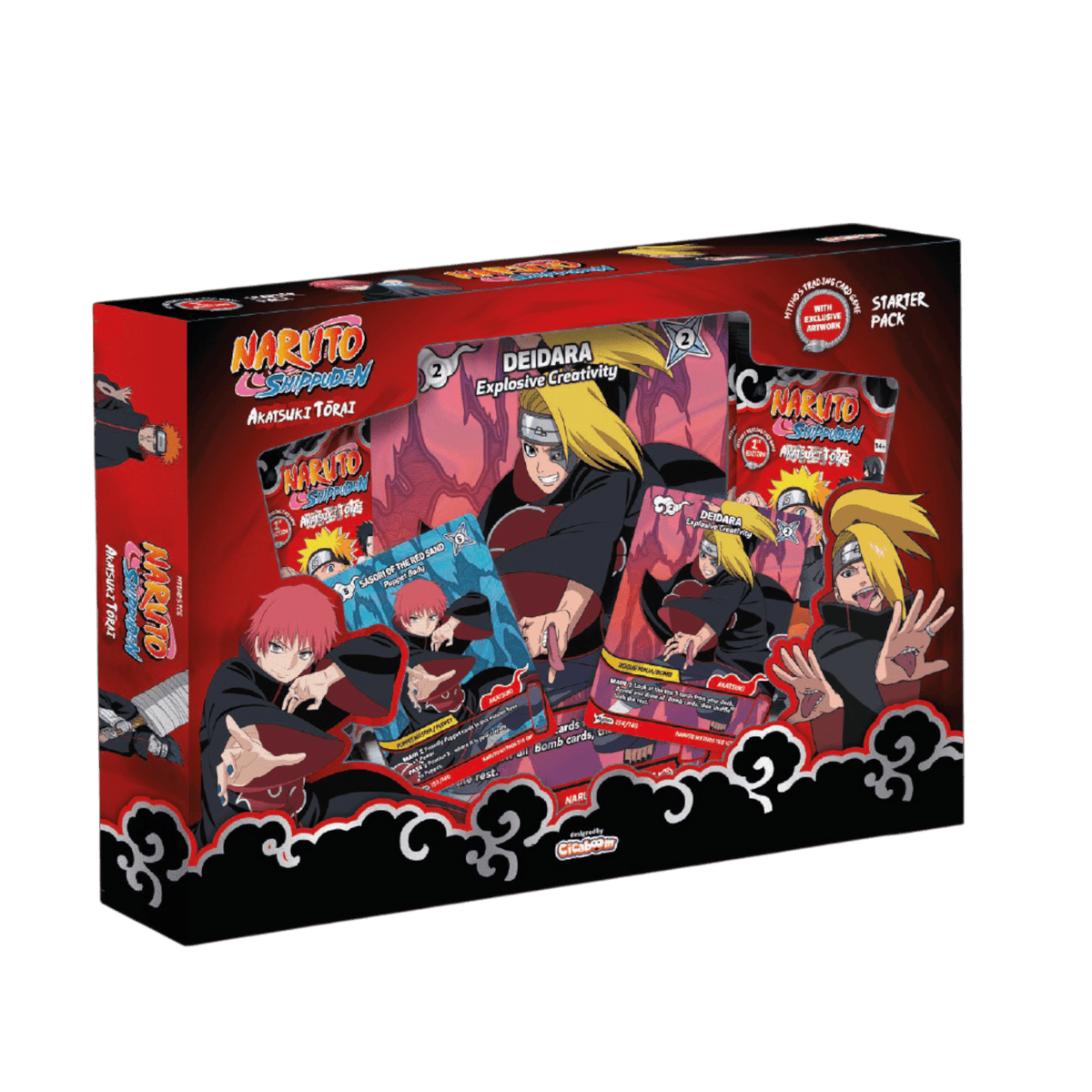 PREORDER: NARUTO Mythos TCG – Naruto Shippuden Akatsuki Starter Deck B (1st Edition)