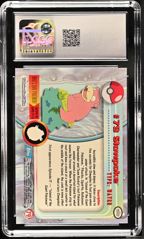 CGC 7.5 Slowpoke Pokémon Topps 2000 Series 2 79
