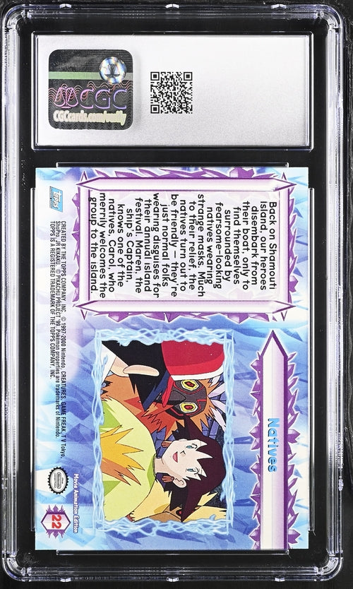CGC 9.5 Natives Pokémon Topps 2000 Pokemon the Movie: 2000 22