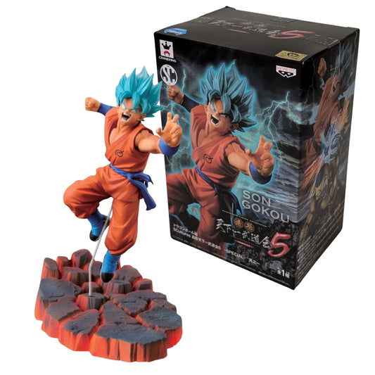 Banpresto Dragon Ball Z Scultures Tenkaichi Budokai 5 Figure NO BOX – SS God Son Goku