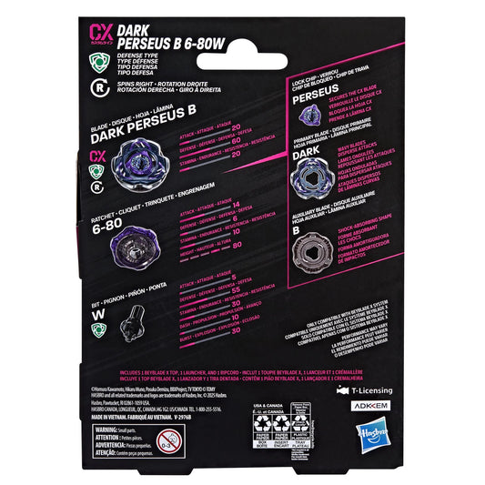 Beyblade X Dark Perseus B 6-80W CX Starter Pack