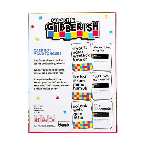 Guess The Gibberish (Incohearent Family Edition)