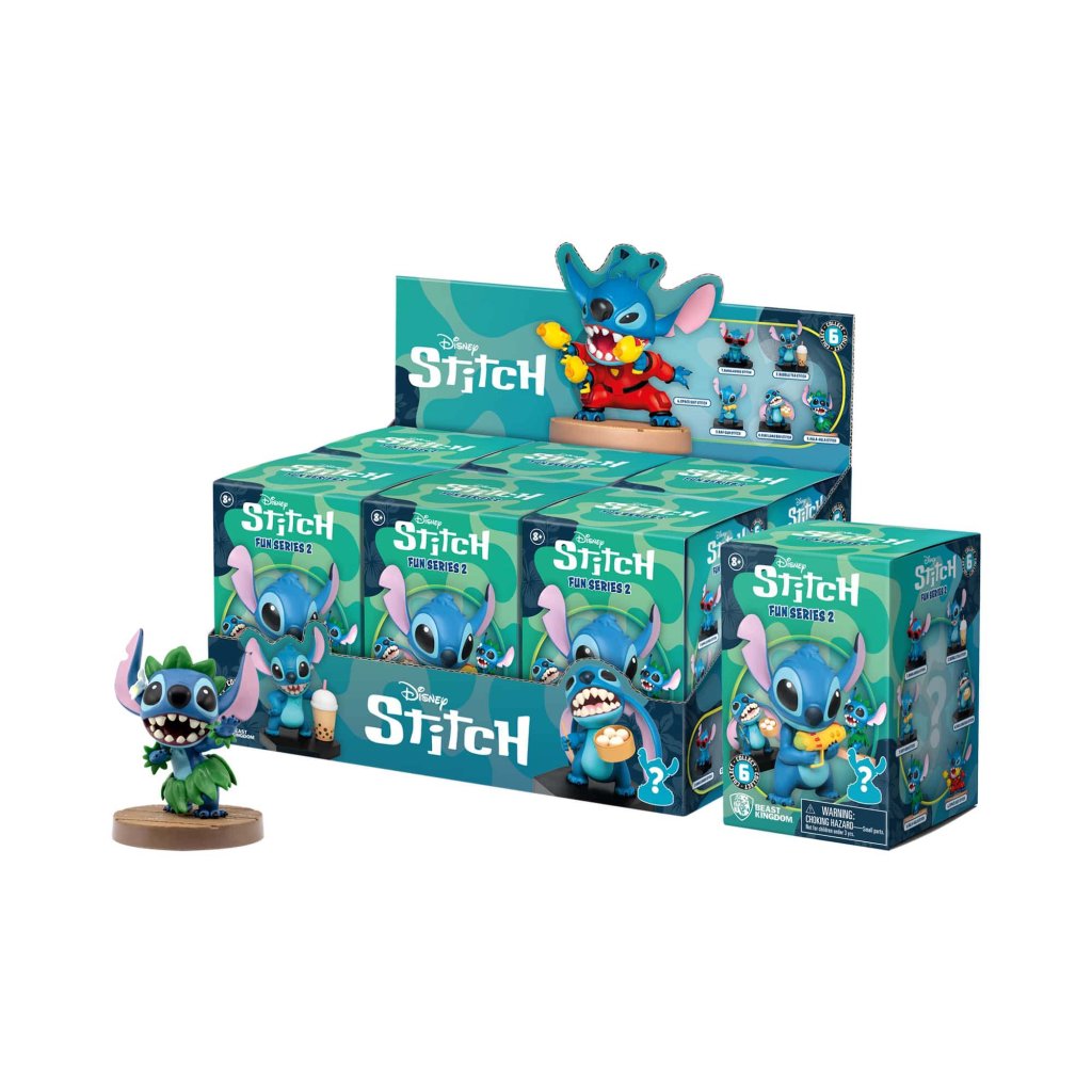 Yume Hero Box Fun Series – Figurine Mystère Stitch 8 cm – Disney Yume Hero Box Fun Series – Figurine Mystère Stitch 8 cm – Disney