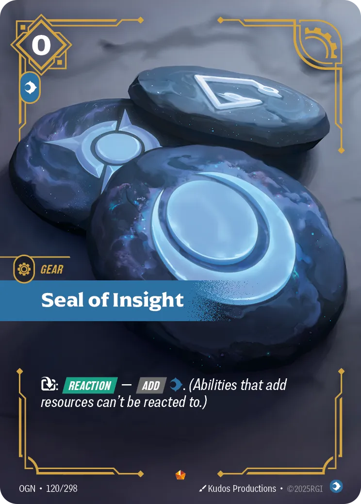 Seal of Insight 120/298 Epic Origins NM/M