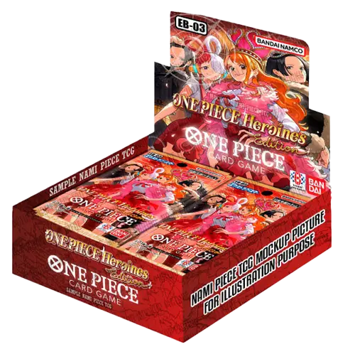 one piece card game extra booster Tcg: Booster: Anime 25th Collection Box (Eb-02) with additional alternate art and special rarity cards for collectors One Piece EB-03 Heroines Edition