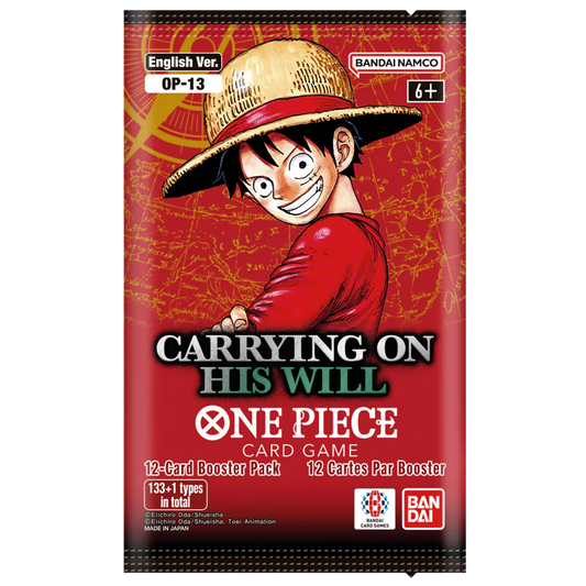 OP13 Carrying On His Will | One Piece Booster Pack