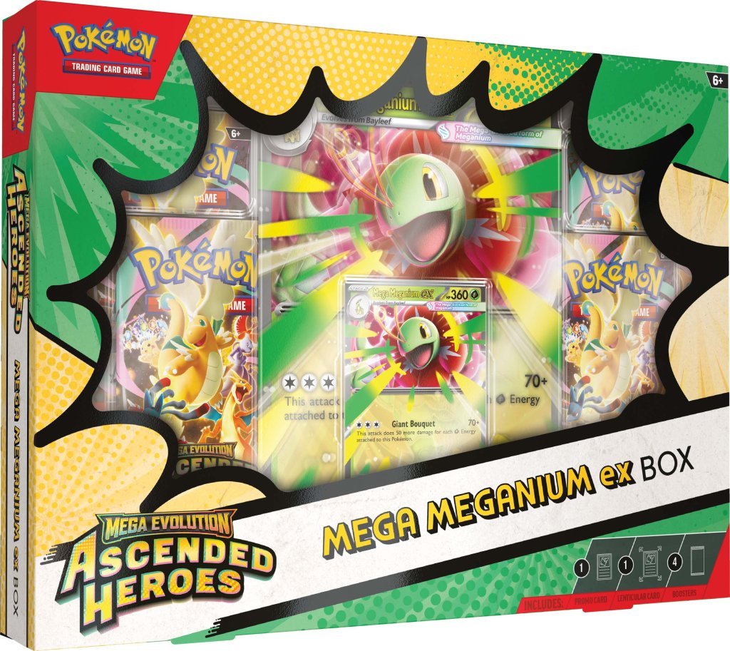 Pokemon TCG: Mega Evolution - Ascended Heroes Mega Meganium ex Box