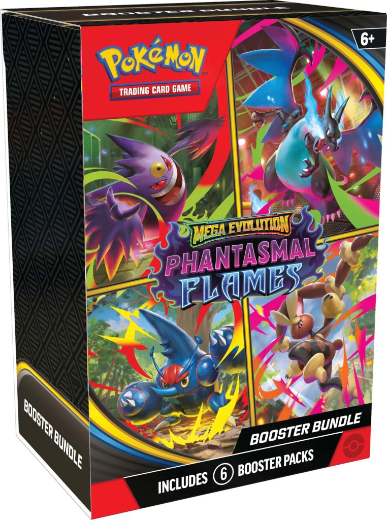 mega evolutions booster box prices Pokemon TCG: Mega Evolutions Phantasmal Flames Booster Bundle – Raptor Games