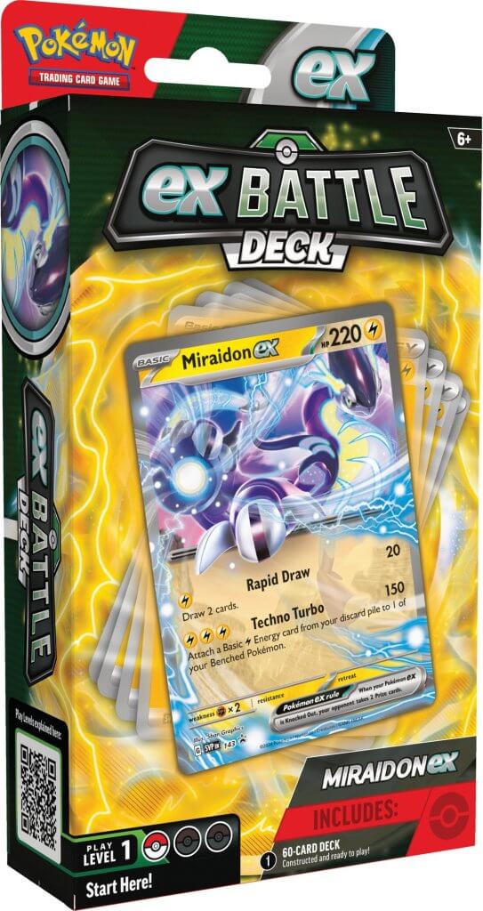 Pokemon TCG: Miraidon ex Battle Deck – Raptor Games