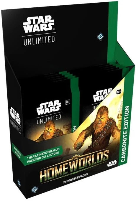 PREORDER: Star Wars Unlimited - Homeworlds Carbonite Booster Display