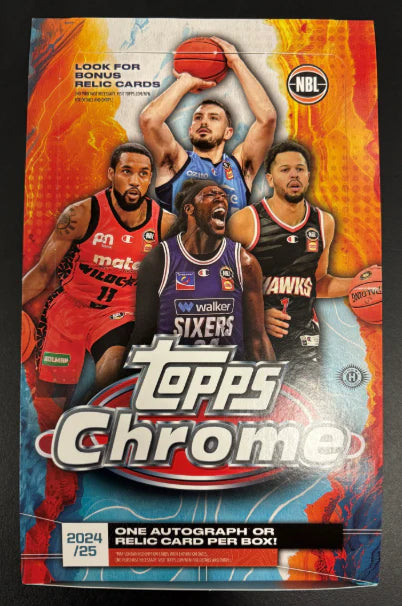 2024-25 Topps Chrome NBL Basketball Hobby Box
