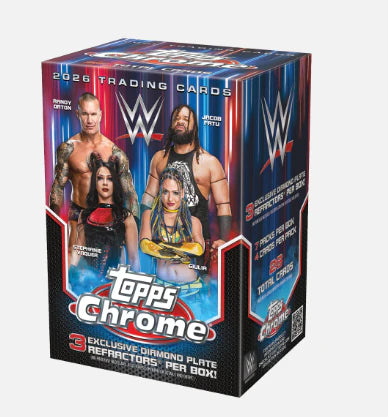 2026 Topps Chrome WWE Wrestling Value Blaster Box