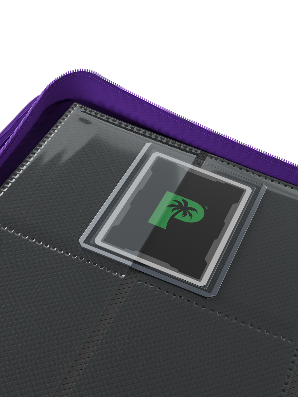 Palms Off Gaming | Collector's Series Top Loader Zip Binder - 9 Pocket - Purple
