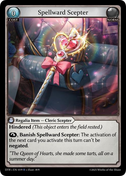 Spellward Scepter 019 Rare Distorted Reflections NM