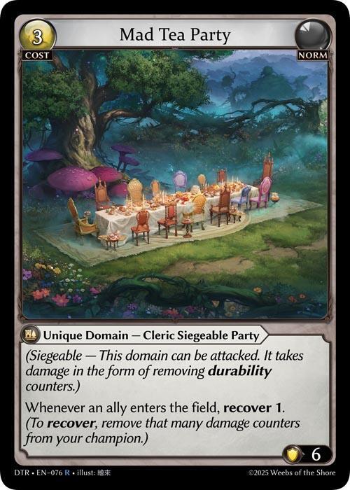 Mad Tea Party 076 Rare Distorted Reflections NM