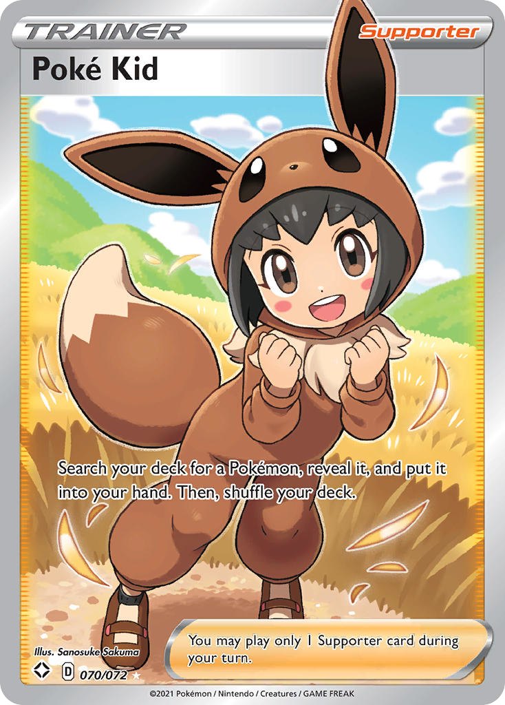 Poke Kid 070/072 Ultra Rare Shining Fates NM/M