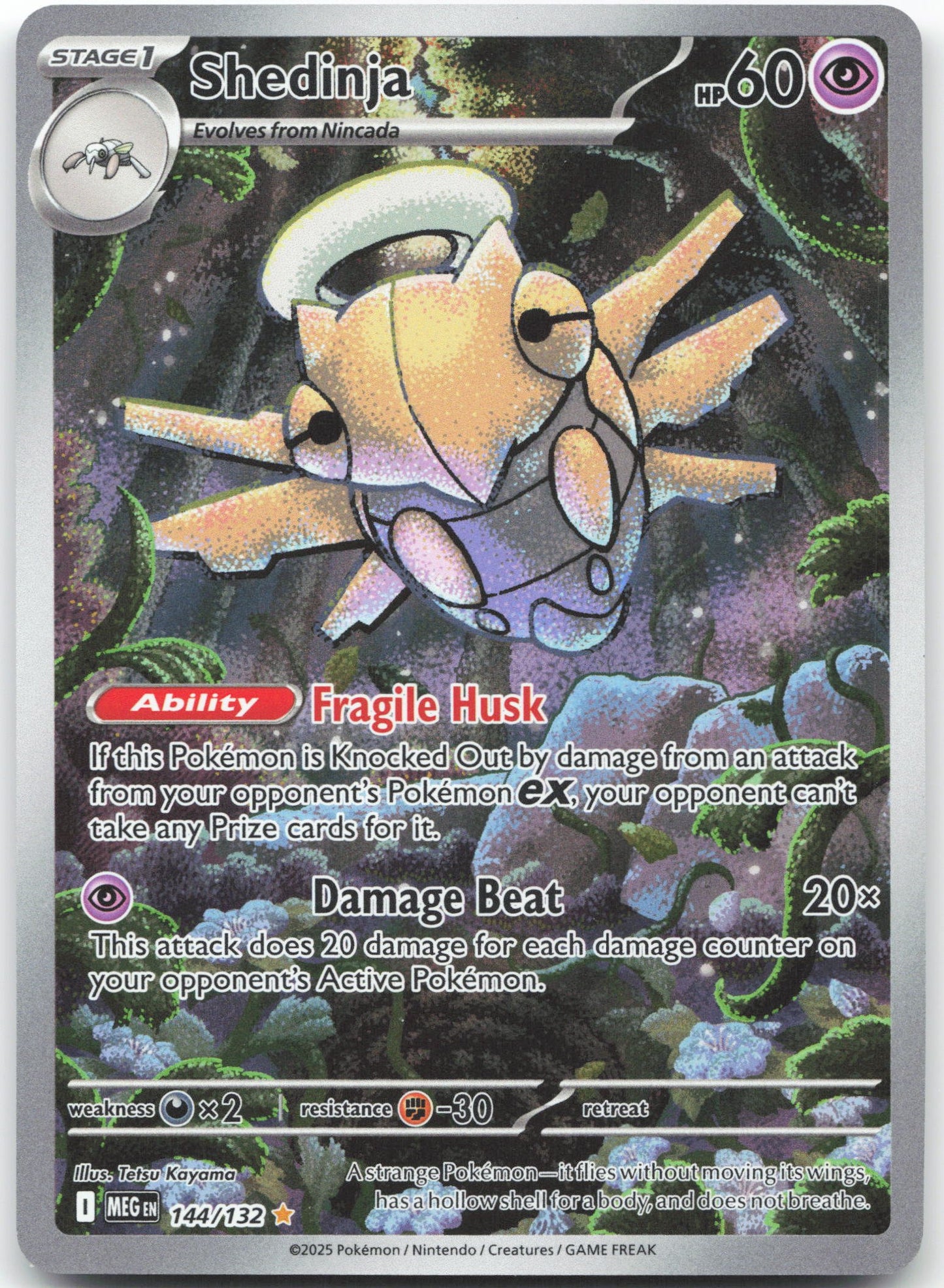 Shedinja - Illustration Rare ME01: Mega Evolution 144/132 NM