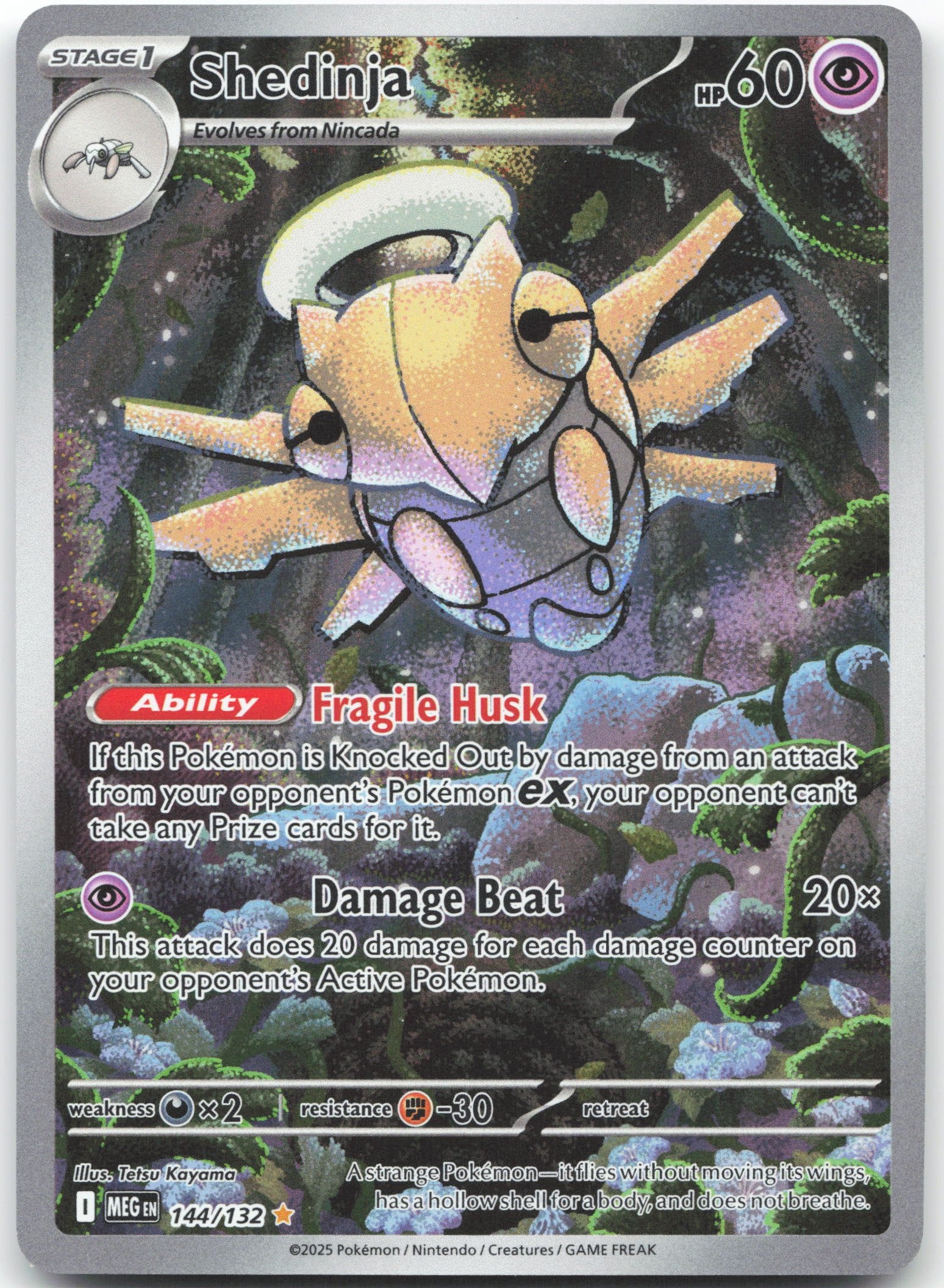 Shedinja - Illustration Rare ME01: Mega Evolution 144/132 NM