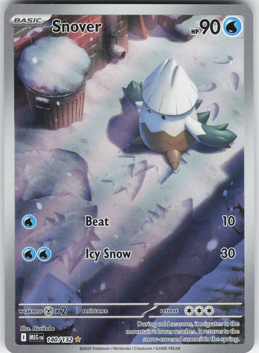 Snover - Illustration Rare ME01: Mega Evolution 140/132 NM