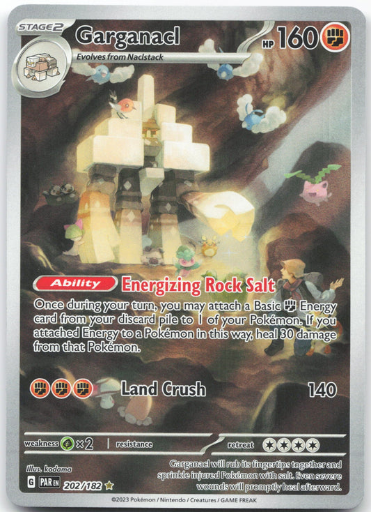 Garganacl - Illustration Rare SV04: Paradox Rift 202/182 NM