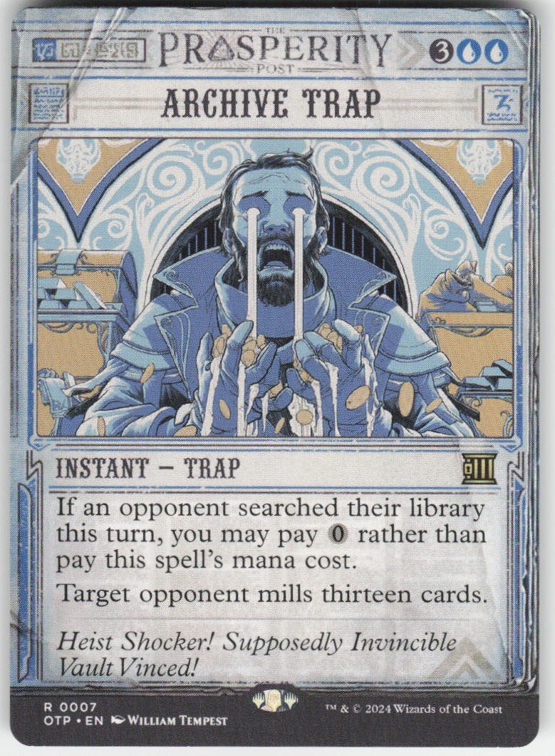 Archive Trap R Outlaws of Thunder Junction: Breaking News 7 NM