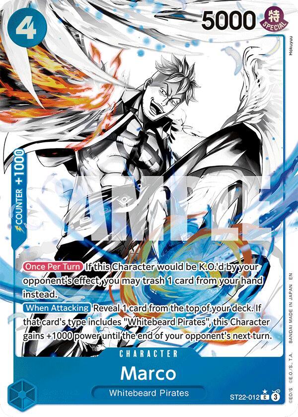 Marco (Parallel) ST22-012 Common Starter Deck 22: Ace & Newgate NM/M