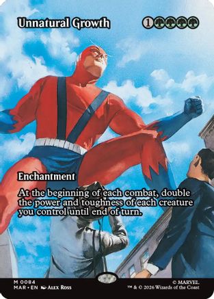 Unnatural Growth (Borderless) 84 Mythic Marvel Universe Eternal-Legal NM/M